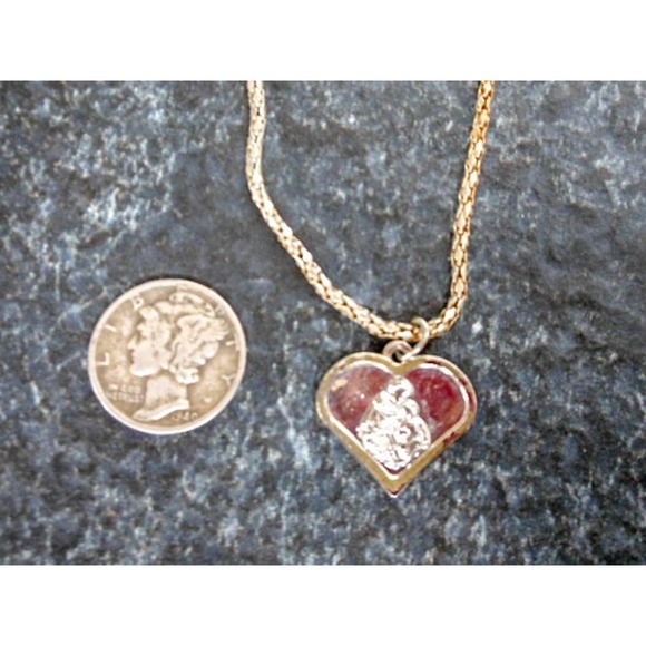 ST CHRISTOPHER RELIGIOUS pendant GOLD plated 18K necklace female men, 22 Inch - Picture 6 of 7
